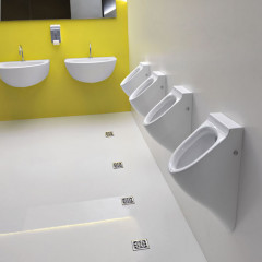 KERASAN Aquatech Писсуар в комплекте с сифоном, цвет белый