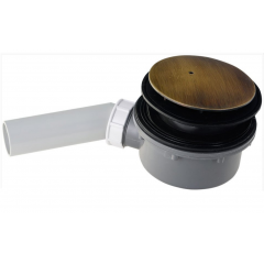 KERASAN Retro Сифон для поддона, бронза диаметр 90