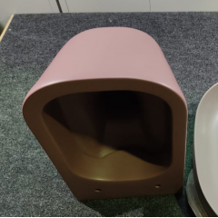 Kerasan Nolita Унитаз безободковый подвесной 55х35 см, с креплениями WB9N, цвет Бургундский матовый