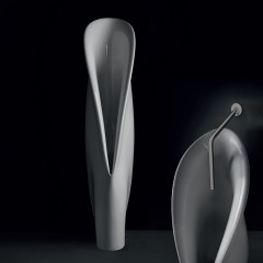 Kerasan Artwork Излив настенный для писсуара Groove, нерж сталь сатинированная