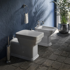 Kerasan Waldorf Унитаз напольный пристенный 55х37см, цвет белый