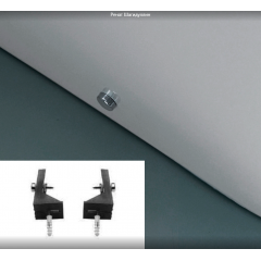 Kerasan Flo унитаз приставной 56см, слив в стену, в комплекте с крепежом WB5N, цвет белый