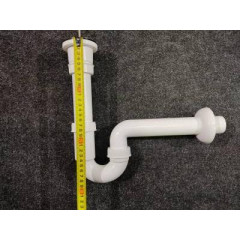 KERASAN Выпуск под слив 50-60мм, цвет хром для постирочных раковин (продаем только с раковинами 0292/0293/0294)