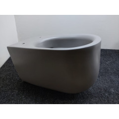 Kerasan Nolita Унитаз безободковый подвесной 55х35 см, с креплениями WB9N, цвет FERRO MATT