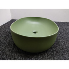 Kerasan Nolita Раковина накладная 60х40 см, без отв под смеситель, цвет Verde
