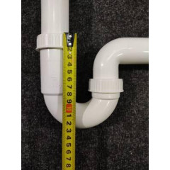 KERASAN Выпуск под слив 50-60мм, цвет хром для постирочных раковин (продаем только с раковинами 0292/0293/0294)