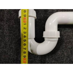 KERASAN Выпуск под слив 50-60мм, цвет хром для постирочных раковин (продаем только с раковинами 0292/0293/0294)