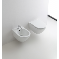 KERASAN Aquatech Биде подвесное c 1отв под смеситель, цвет белый