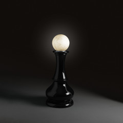 Kerasan Artwork Cтатуэтка декоративная Pedone, цвет черный матовый (срок по запросу)