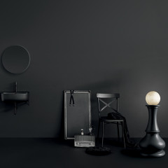 Kerasan Artwork Cтатуэтка декоративная Pedone, цвет черный матовый (срок по запросу)