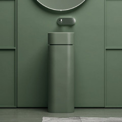 Kerasan Hako Пьедестал для раковины 5543, слив в пол,с креплением WB5N, цвет: verde matte (зеленый)