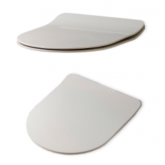 Kerasan Flo сиденье SLIM белое,крепление хром (микролифт)