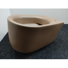 Kerasan Nolita Унитаз безободковый подвесной 55х35 см, с креплениями WB9N, цвет Bruno matt