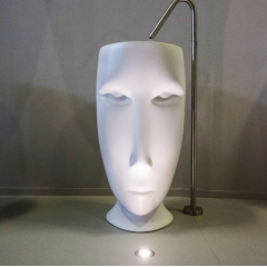 Kerasan Artwork Раковина свободностоящая "MOLOCO", с отверстием для слива в стену, цвет белый