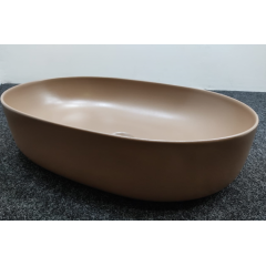 Kerasan Nolita Раковина накладная 60х40 см, без отв под смеситель, цвет Bruno matt