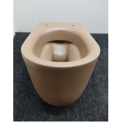 Kerasan Nolita Унитаз безободковый подвесной 55х35 см, с креплениями WB9N, цвет Bruno matt