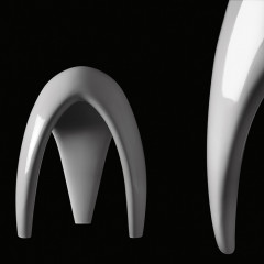 Kerasan Artwork Cтатуэтка декоративная из керамики для ванной комнаты "MOSCARDINO", цвет белый