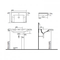 KERASAN Inka Project панель накладная керамическая 12х35,5 исполнение Arte 2