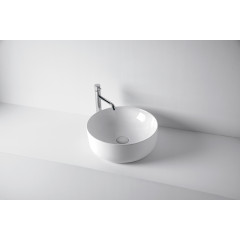 Kerasan Nolita Раковина чаша d 40 h 15см,, без отв под смеситель, цвет белый