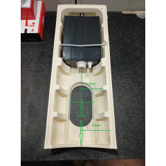 Kerasan Flo Унитаз приставной 52см, слив в стену, в комплекте с крепежом WB5N, цвет белый