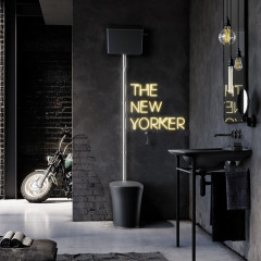 Kerasan The New Yorker Сиденье для унитаза SLIM, быстросъемное, SoftClose, цвет: черный матовый