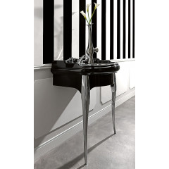 KERASAN Retro 73, раковина 73*54см с 3 отв., цвет: черный глянцевый