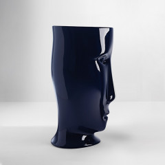 Kerasan Artwork Раковина свободностоящая "MOLOCO", с отверстием для слива в стену, цвет; Blu cobalto lucido