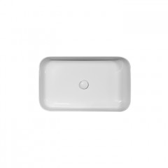 Kerasan Tribeca Раковина накладная 70х43 см, без отв. под смеситель, цвет: белый