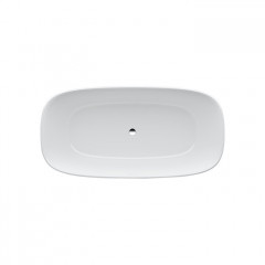 Laufen INO Ванна 1700х750х520мм, свободностоящая, с слив-переливом, материал: Sentec solid surface, цвет: белый (Привезем за 3 недели!)