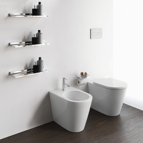 Laufen Kartell Биде напольное 560х370х430мм с 1 отв. под смеситель, без боковых отв, цвет: белый