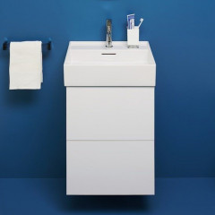 KARTELL BY LAUFEN шкафчик под раковину, 480x450x600 мм, 2 ящика, включает в комплект органайзер, подходит для раковины 815332, белый матовый