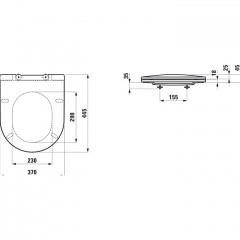 Laufen Pro Сиденье Slim быстросъемное для 2095.1/6/9, 2096.0/4-6, 2295.1/2/6, 2495.8/9, 2595.1/2/5/6/7, цвет бел/микролифт