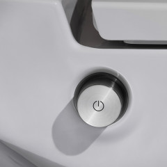 Laufen Cleanet Navia Унитаз-биде подвесной 580х370х380 мм, безободковый в компл с съемным сиденьем (микролифт), цвет белый матовый c покрытием LCC