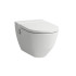 Laufen Cleanet Navia Унитаз-биде подвесной 580х370х380 мм, безободковый в компл с съемным сиденьем (микролифт), цвет белый матовый c покрытием LCC