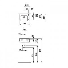 Laufen Small мини-раковина (НЕ производится!)