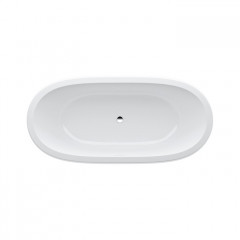 Laufen Alessi One Ванна 1830x870x460мм, свободностоящая, овальная, с слив-переливом, материал: композит, цвет: белый