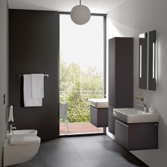 Laufen Pro Биде подвесное 53x36x33,5 см, с 1 отв. под смеситель, без боковых отверстий для подвода воды, цвет: белый c покрытием LCC