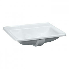 Laufen Pro S Раковина 56х44х20 см,п встраиваемая сверху с 1 отв. под смеситель по центру,,без перелива, цвет: белый, покрытие LCC