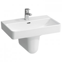 Laufen Pro S Раковина55х38х9,5 см,подвесная/накладная с 1 отв. под смеситель по центу, c переливом, цвет: белый
