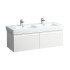 Laufen Pro База подвесная 1220x450x390 мм под раковину 8.1496.7, 2 выдв ящика с органайзером, цвет белый глянцевый