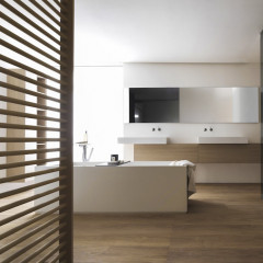 Laufen Kartell Ванна 1760x760x440мм, свободностоящая, со скрытым переливом, сисит. подъема, материал: композит, цвет: белый