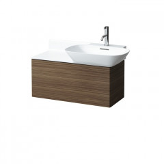 Laufen INO Раковина 900х450х120мм с 1 отв. под смесит, полка слева, цвет: белый (продаем с базами 4.0300.2.110.26/4.2540.1.030.171.1)