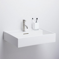 Kartell by laufen стакан 70x70x120 мм, пластик, плотный белый