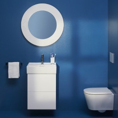 Kartell by laufen стакан 70x70x120 мм, пластик, плотный белый