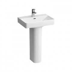 Laufen Pro S Раковина55х38х9,5 см,подвесная/накладная с 1 отв. под смеситель по центу, c переливом, цвет: белый