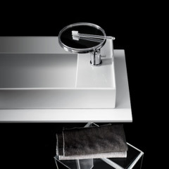 Laufen Kartell Раковина-чаша 750х350х120мм без перелива, с 1 отв. под смеситель, со скр. сливом, цвет: белый