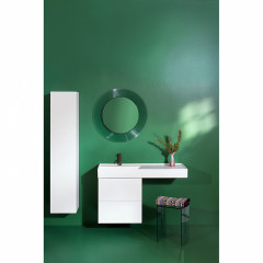 Laufen Kartell Зеркало круглое d=780мм, настенное, со скрытой подсветкой LED, цвет: изумрудный зеленый