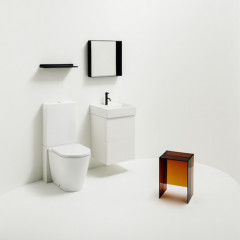 Laufen Kartell Тумба под умывальник с 2 ящиками, 580 x 450 x 600 мм,вкл.органайзер,для раков 810333/813332, цвет белый матов (ВРЕМЕННО не поставляем!)