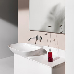 Laufen INO Раковина 900х450х120мм без отв. под смеситель, полка справа, цвет: белый