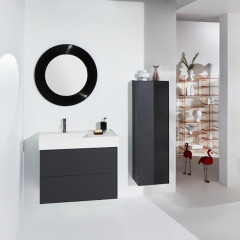 Kartell by laufen стакан 70x70x120 мм, пластик, плотный черный